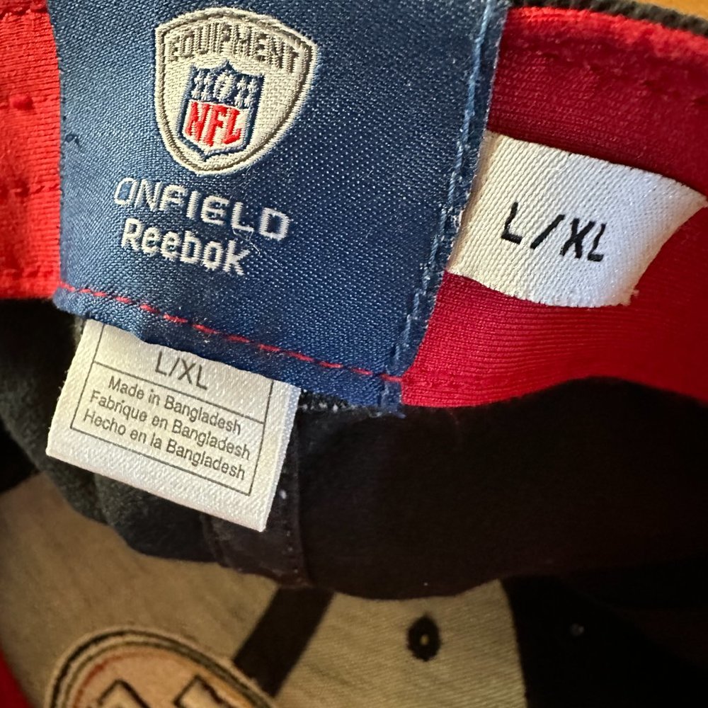 Reebok San Francisco 49ers Fitted Hat Size L/XL - Picture 13 of 14